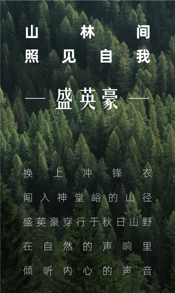 盛强人：山林间 照见自我